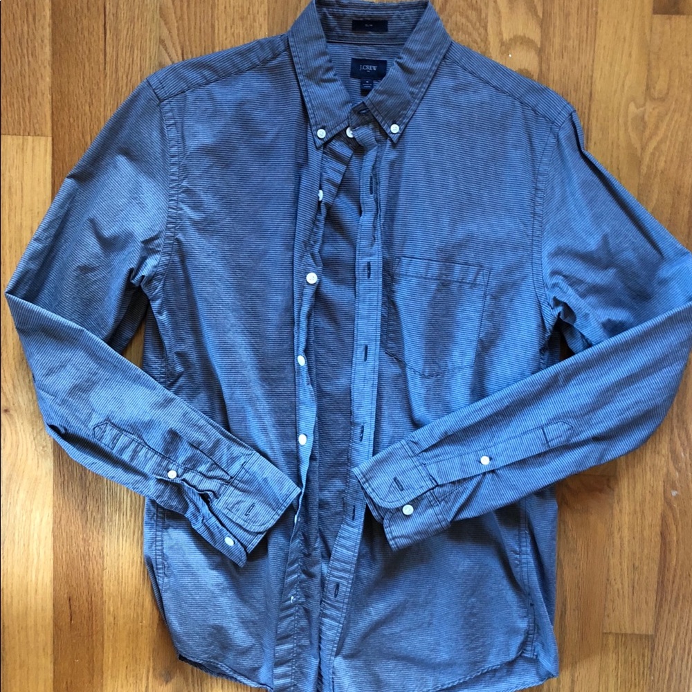 J. Crew Long Sleeve Shirt • Medium • Slim EUC
